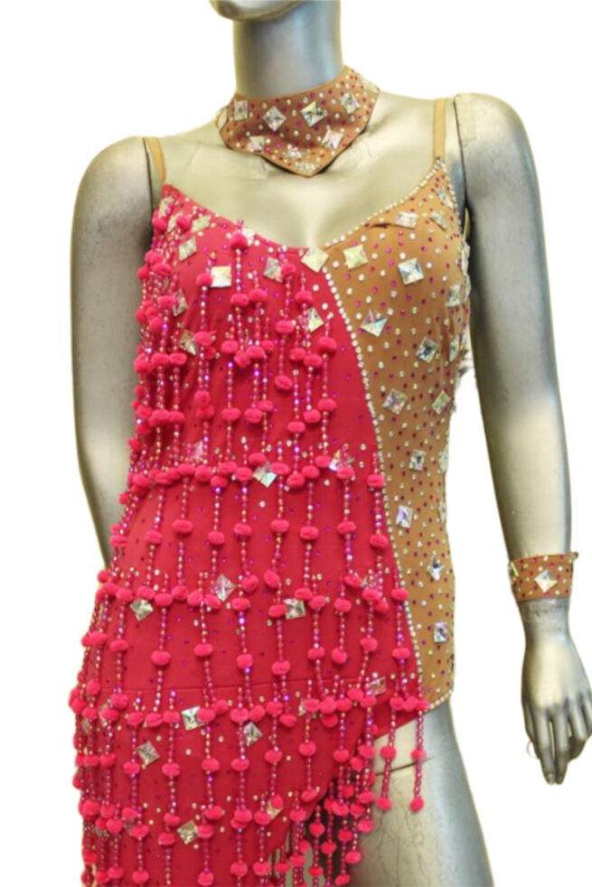 Load image into Gallery viewer, Latin Dance Competition Dress (LT0144A)
