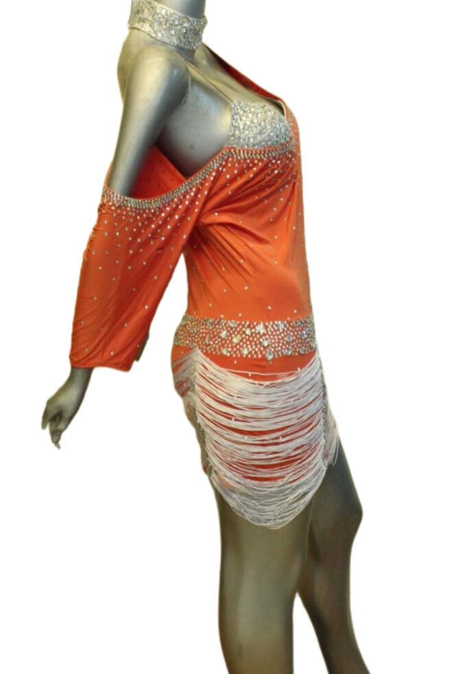 Load image into Gallery viewer, Latin Dance Competition Dress (LT0240)
