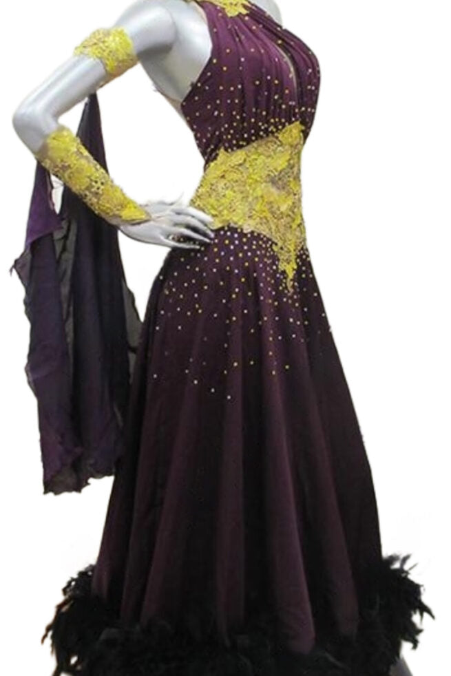 Load image into Gallery viewer, Standard Ballroom Competition Dress (B0203)
