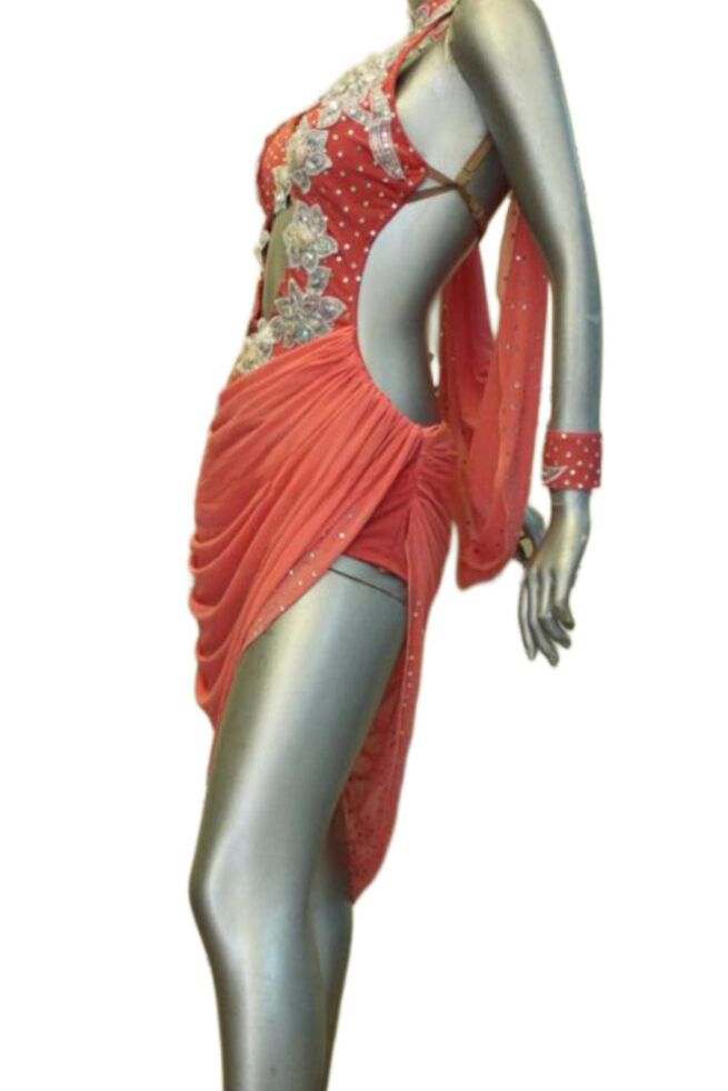 Load image into Gallery viewer, Latin Dance Competition Dress (LS0109)
