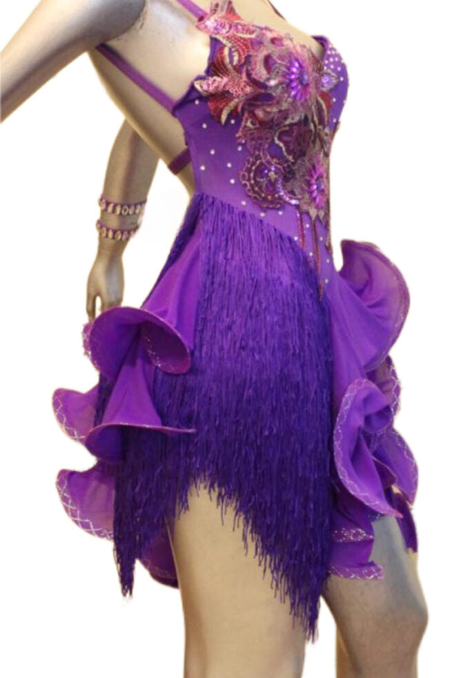 Load image into Gallery viewer, Latin Dance Competition Dress (LT0619)
