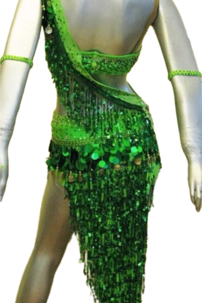 Load image into Gallery viewer, Latin Dance Competition Dress (LT0700)
