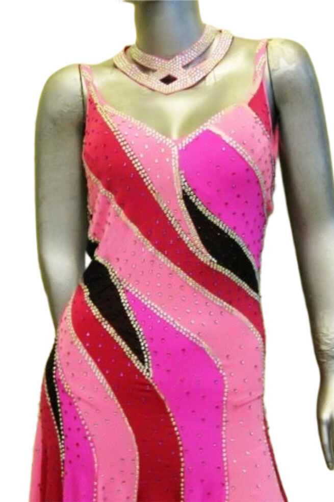 Load image into Gallery viewer, Latin Dance Competition Dress (LT0342)
