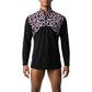 ByCharme Black Lycra Men Latin Salsa Competition Shirt - BCM-0052