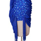 ByCharme Medium Blue Fringes Latin Salsa Competition Dress - BCL-0182