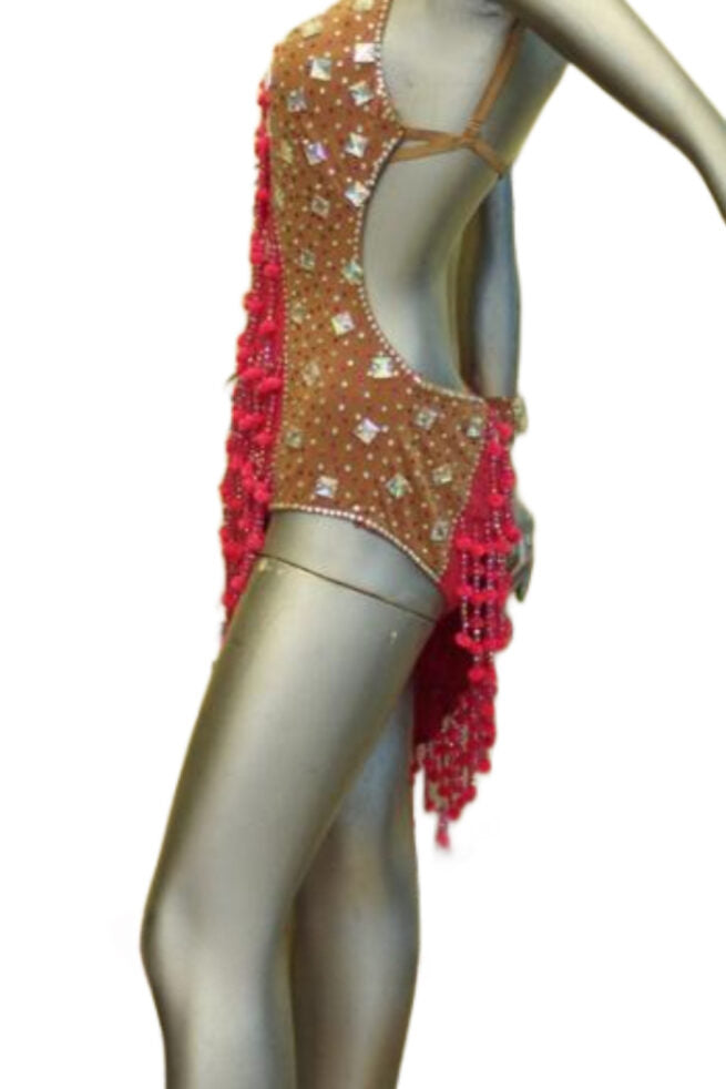 Load image into Gallery viewer, Latin Dance Competition Dress (LT0144A)
