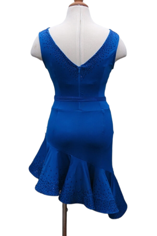 Load image into Gallery viewer, Girl Latin Dance Competition Dress (GL017)
