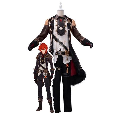 Genshin Impact Diluc Cosplay Costume