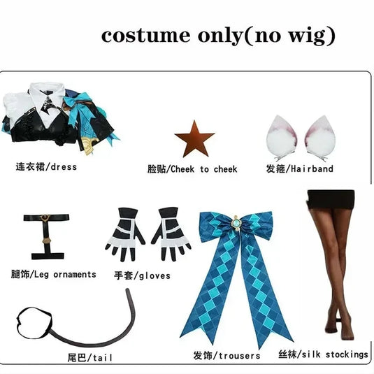 Genshin Impact Magician Lynette Cosplay Costume