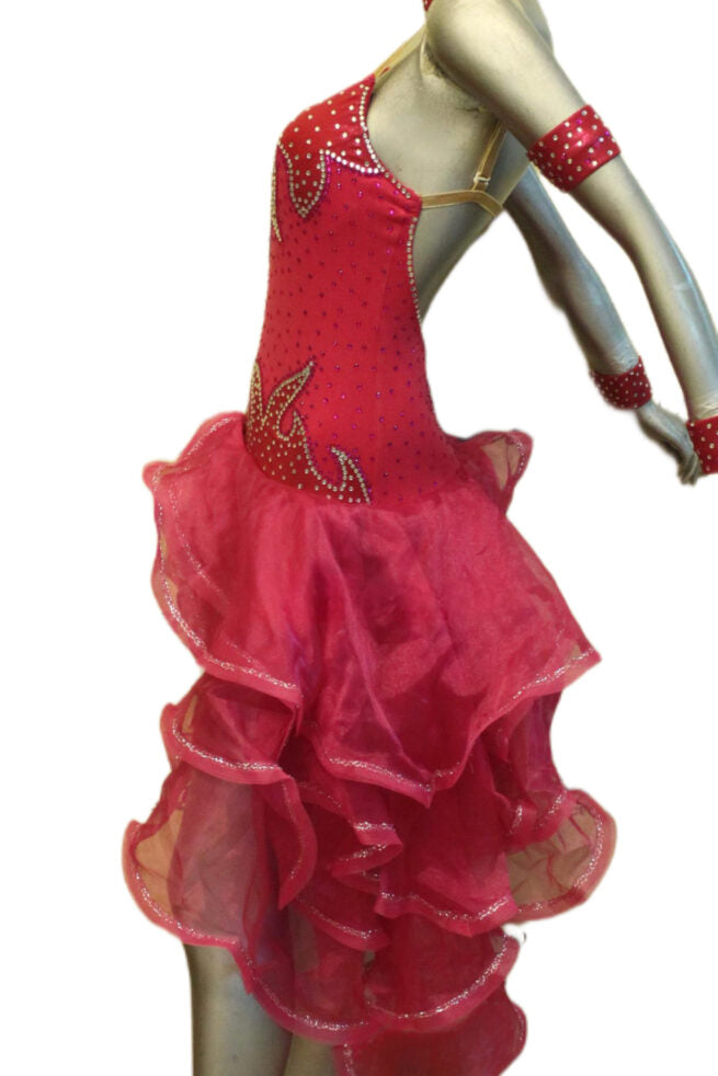 Load image into Gallery viewer, Latin Dance Competition Dress (VL0281)
