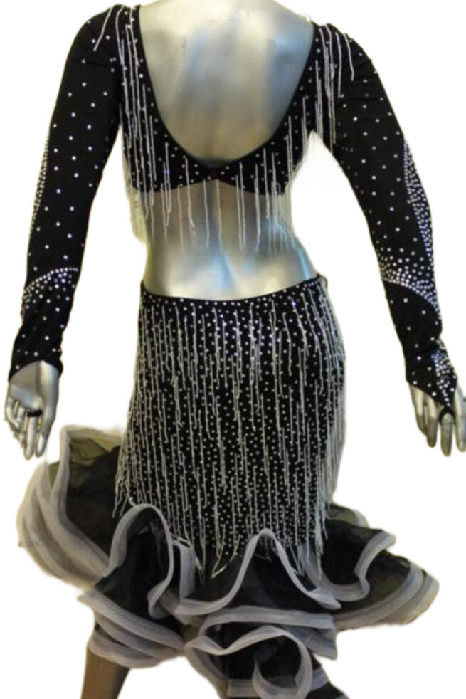 Load image into Gallery viewer, Latin Dance Competition Dress (LS0142)
