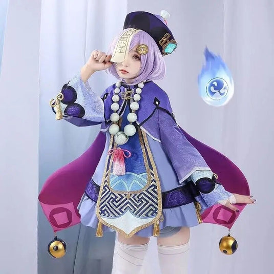 Genshin Impact Qiqi Cosplay Costume