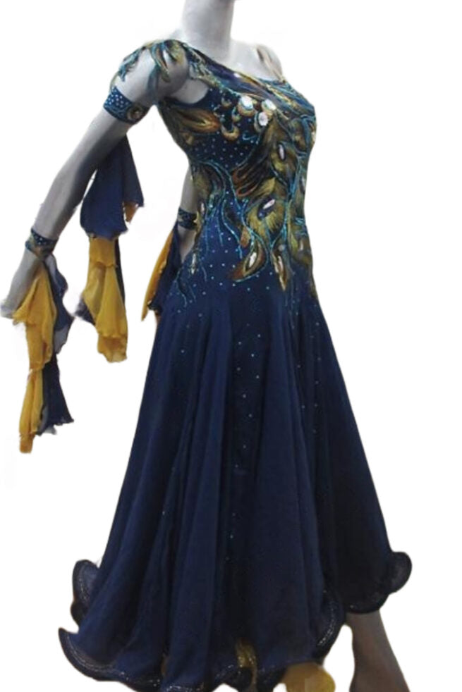 Load image into Gallery viewer, Standard Ballroom Competition Dress (B0221)
