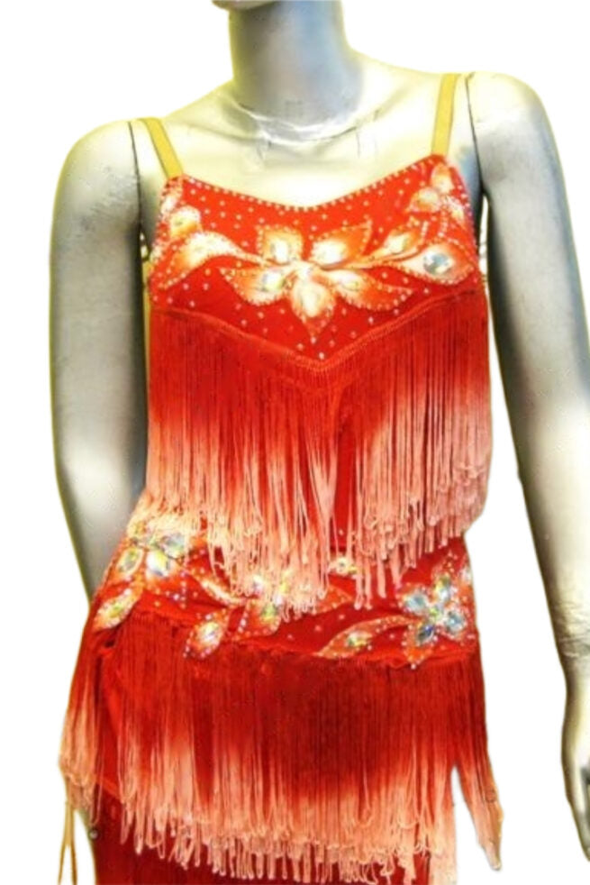 Load image into Gallery viewer, Latin Dance Competition Dress (LT0712)
