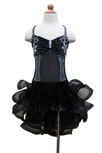 Girl Latin Dance Competition Dress (GL021)