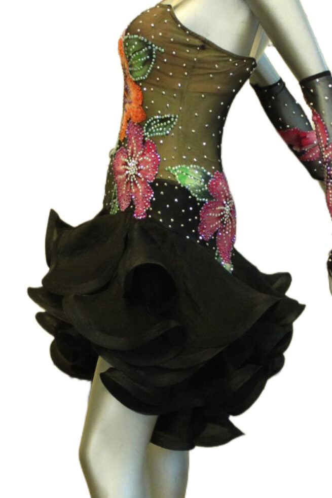 Load image into Gallery viewer, Latin Dance Competition Dress (LT0462)
