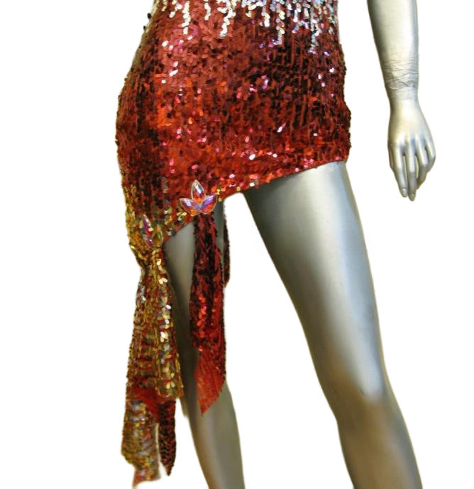 Load image into Gallery viewer, Latin Dance Competition Dress (LS0171)
