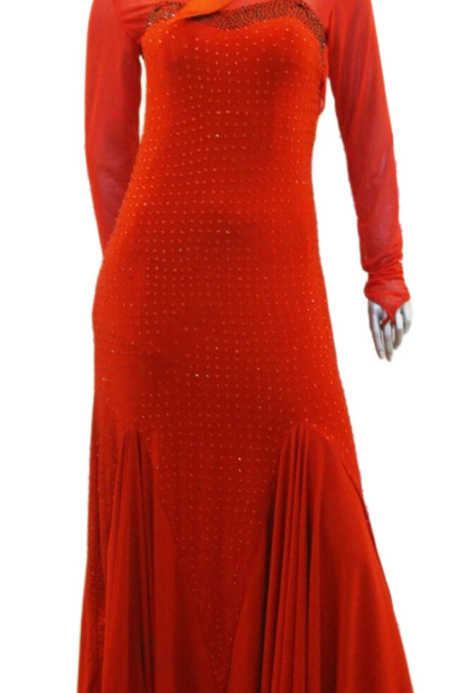 Load image into Gallery viewer, Standard Ballroom Competition Dress (B040)
