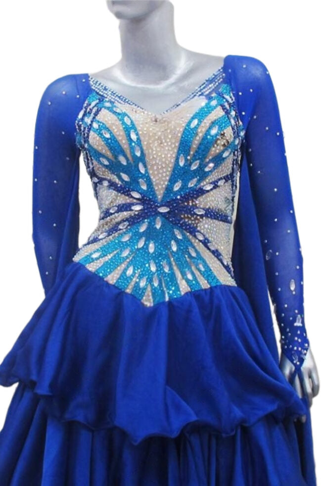 Load image into Gallery viewer, Standard Ballroom Competition Dress (B0225)
