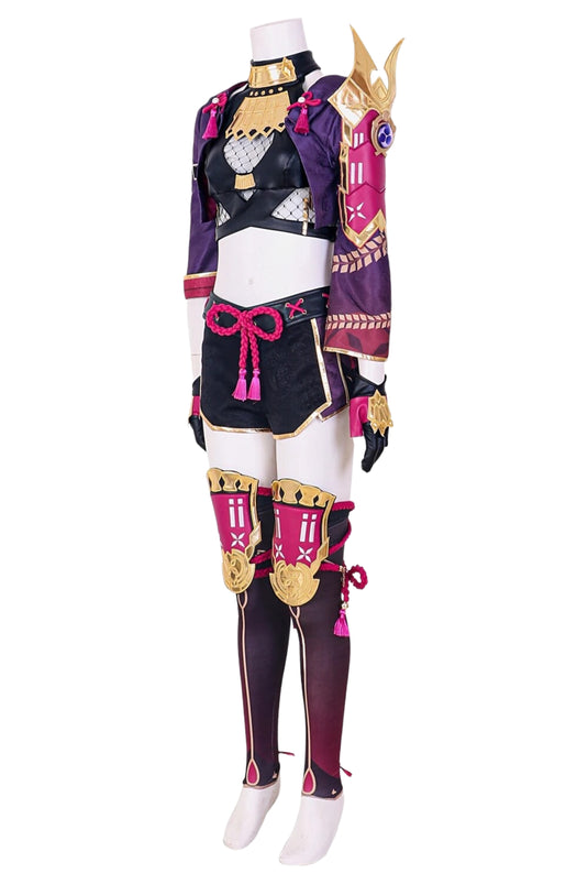 Genshin Impact Kuki Shinobu Cosplay Costume