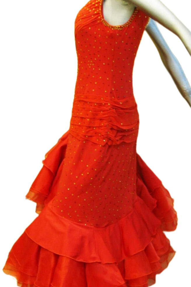 Load image into Gallery viewer, Latin Dance Competition Dress (LT0360)
