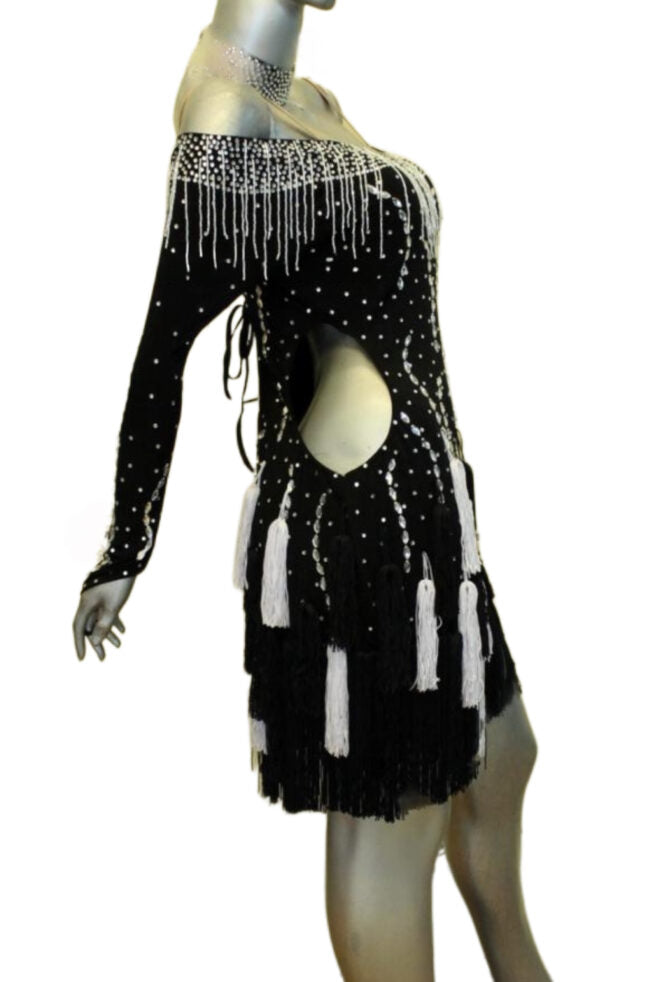 Load image into Gallery viewer, Latin Dance Competition Dress (LS0113)
