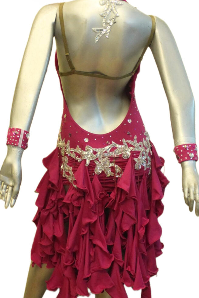 Load image into Gallery viewer, Latin Dance Competition Dress (VL0280)
