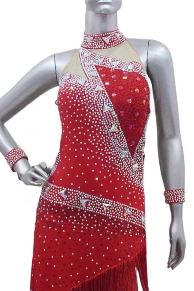 Load image into Gallery viewer, Standard Ballroom Competition Dress (B0780)
