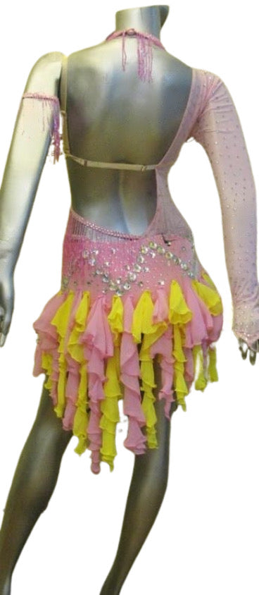 Load image into Gallery viewer, Latin Dance Competition Dress (LS0183)
