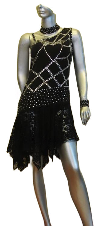 Load image into Gallery viewer, Latin Dance Competition Dress (LS058)
