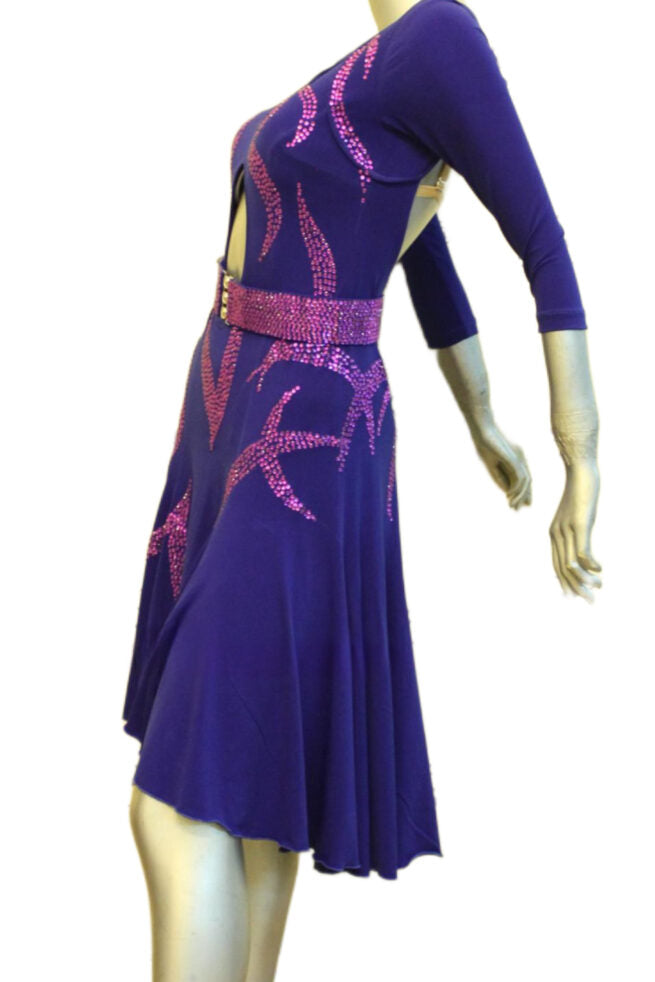 Load image into Gallery viewer, Latin Dance Competition Dress (LT0175D)
