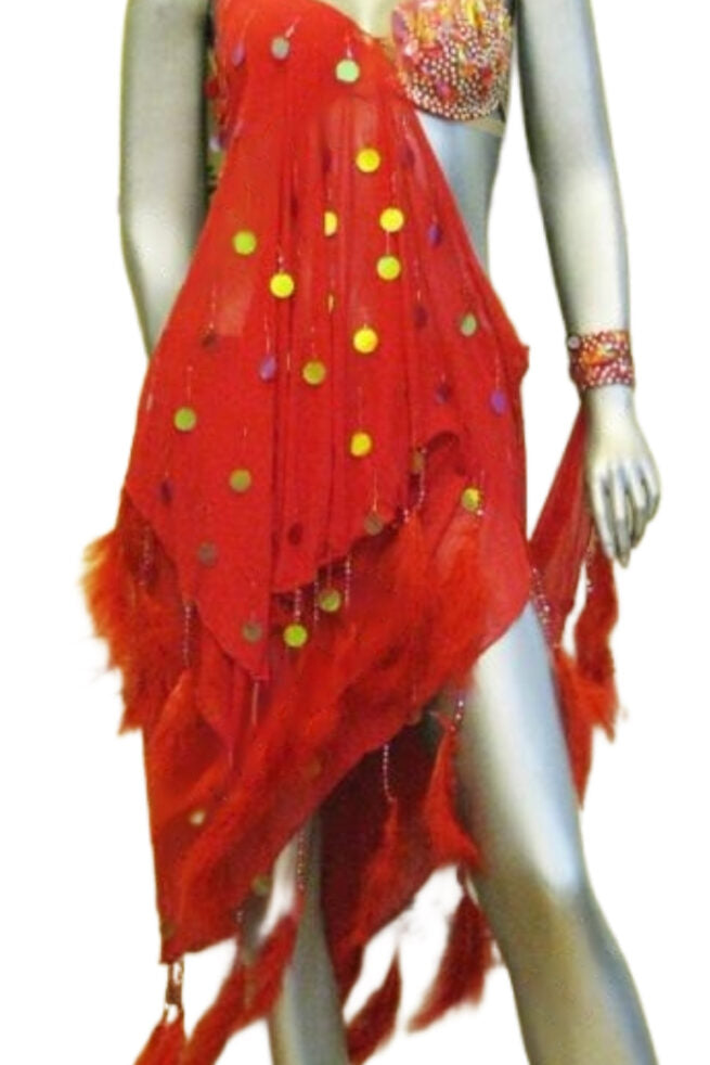 Load image into Gallery viewer, Latin Dance Competition Dress (LT0180)
