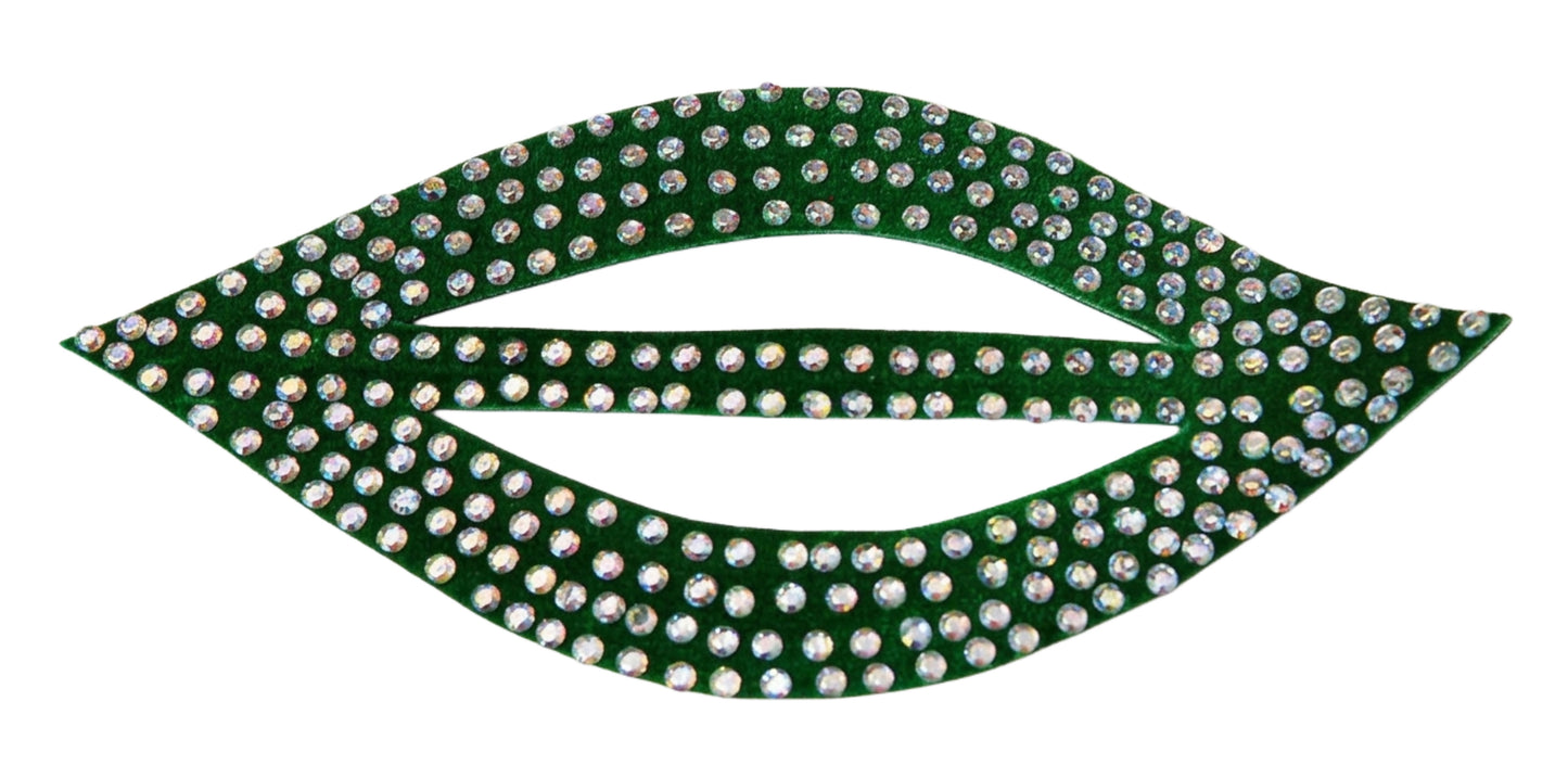 ByCharme Dark Green Silver Velvet Latin Salsa Competition Dress - BCL-0155