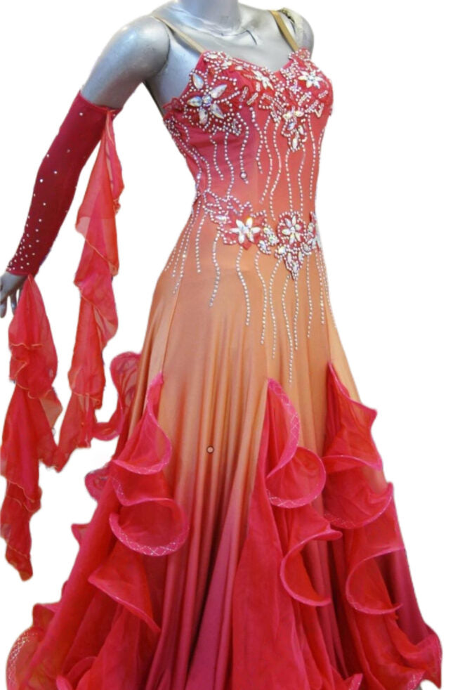 Load image into Gallery viewer, Standard Ballroom Competition Dress (B0195)
