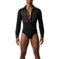 ByCharme Black Lycra Men Latin Salsa Competition Shirt - BCM-0037