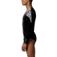 ByCharme Black Lycra Men Latin Salsa Competition Shirt - BCM-0038