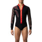 ByCharme Black Lycra Men Latin Salsa Competition Shirt - BCM-0060