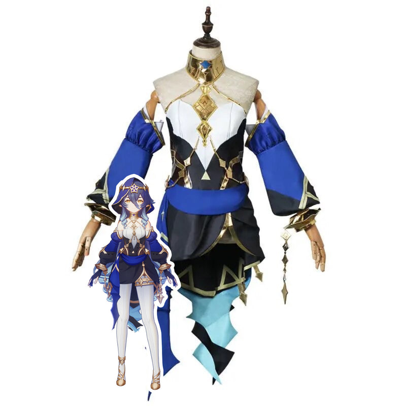 Load image into Gallery viewer, Genshin Impact Layla Cosplay Costume
