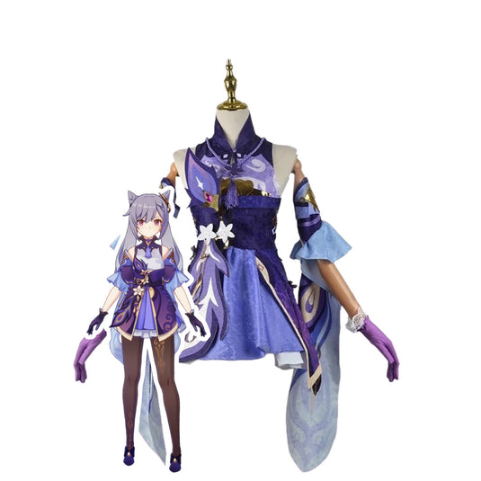 Genshin Impact Keqing Cosplay Costumes