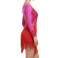 ByCharme Magenta Red Fringes Latin Salsa Competition Dress - BCL-0078