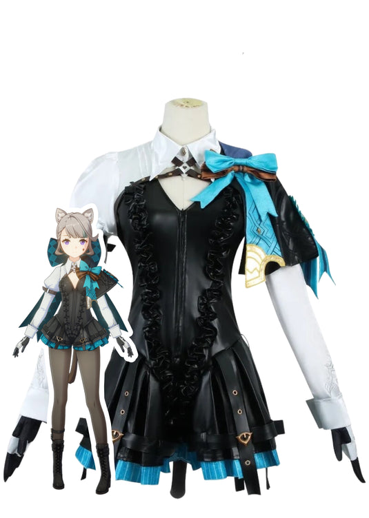 Genshin Impact Magician Lynette Cosplay Costume