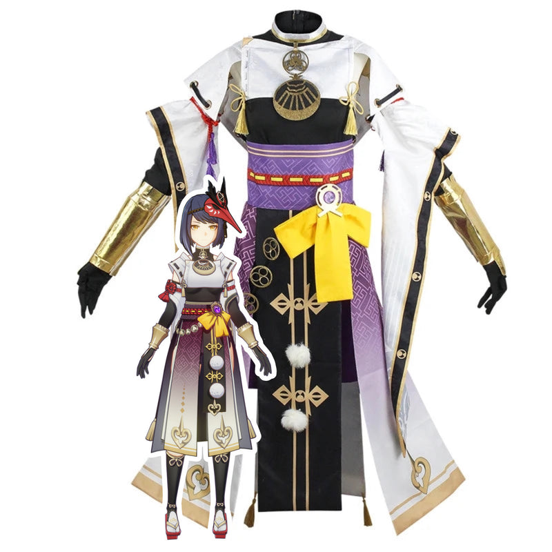 Load image into Gallery viewer, Genshin Impact Kujo Sara Cosplay Costumes
