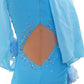 ByCharme Deep Sky Blue Brown Fringes Latin Salsa Competition Dress - BCL-0171