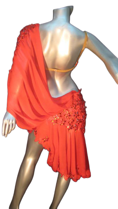 Load image into Gallery viewer, Latin Dance Competition Dress (LT029N)
