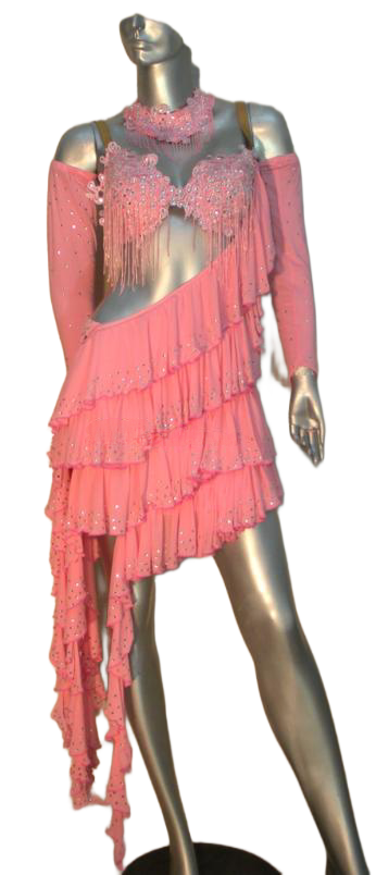 Load image into Gallery viewer, Latin Dance Competition Dress (LT052)
