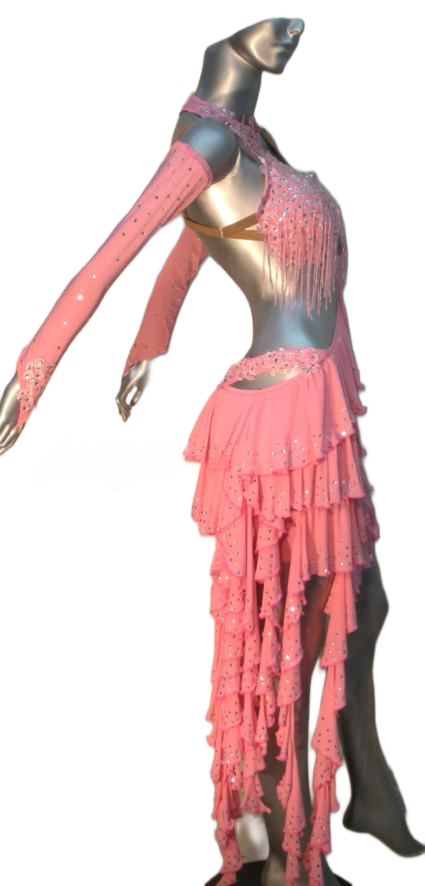 Load image into Gallery viewer, Latin Dance Competition Dress (LT052)
