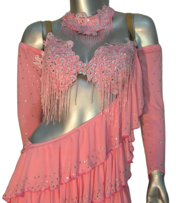 Load image into Gallery viewer, Latin Dance Competition Dress (LT052)
