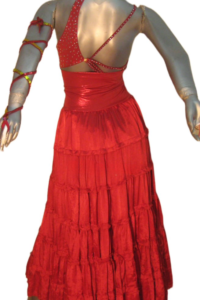 Load image into Gallery viewer, Latin Dance Competition Dress (LT0396)
