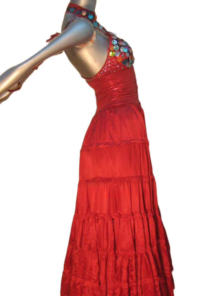 Load image into Gallery viewer, Latin Dance Competition Dress (LT0396)
