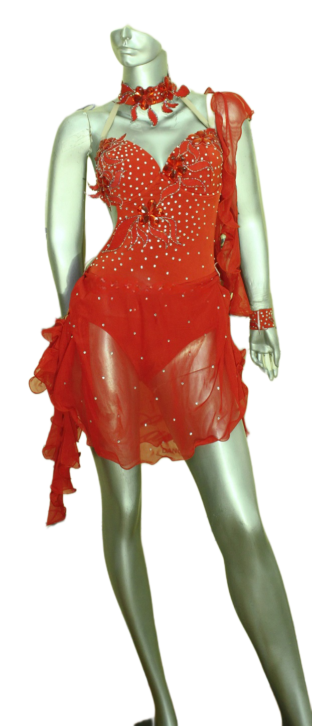 Load image into Gallery viewer, Latin Dance Competition Dress (LT0370)
